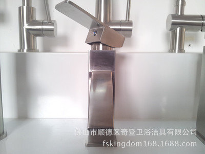 【全304不锈钢水龙头高质量进口阀芯 冷热面盆不锈钢龙头】价格,厂家,图片,水龙头/水嘴,佛山市顺德区奇登卫浴洁具-