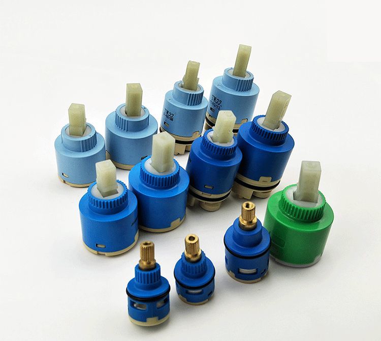 jomoo九牧快开龙头阀芯九牧冷热水龙头阀芯菜盆双把龙头陶瓷芯_7折