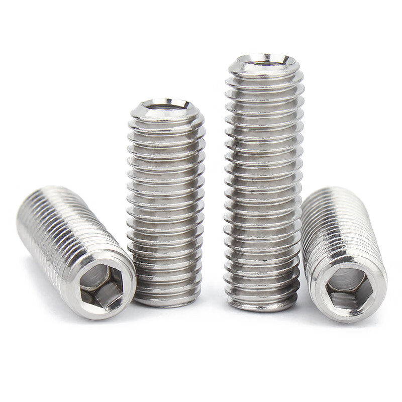modx空心紧定 304不锈钢机米螺丝内六角通孔螺钉阀芯中空螺栓m6